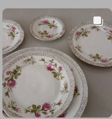 Boşqablar: Boşqablar, rəng - Ağ, Farfor, Almaniya — 17