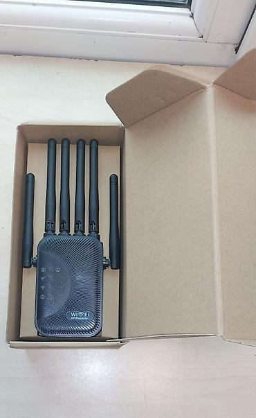 wifi anten: Wi‑Fi AP/Repeater – 6 antennali simsiz siqnal gücləndirici — 1