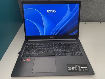 Ноутбуки: Ноутбук, Acer, 20 ГБ ОЗУ, AMD Ryzen 5, 15.6 ", Б/у, Для несложных задач, память NVMe SSD