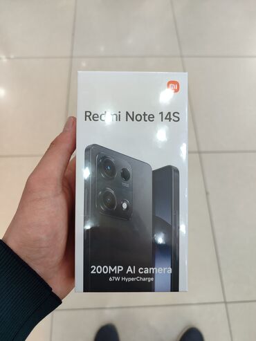 Redmi: Redmi, Redmi Note 14, Новый, 256 ГБ, цвет - Синий, 1 SIM, eSIM, 2 SIM