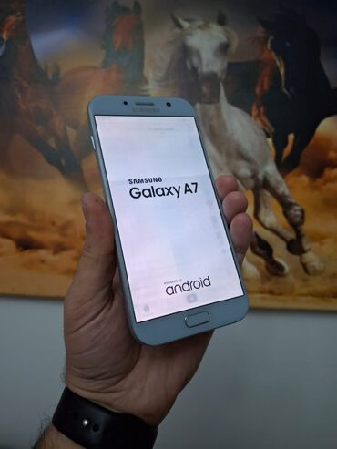 samsung a33 64gb qiymeti: Samsung Galaxy A7 2017, 32 GB, rəng - Boz