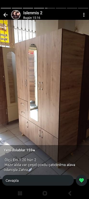 Paltar dolabları, qarderoblar: Isdehsaldan birbaşa 3 qapi dolab 10 gunluk kanpanya catdirilma — 7