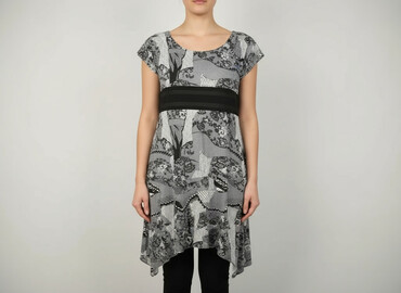 sukienki eleganckie plus size: Sukienka damska, rozmiar M