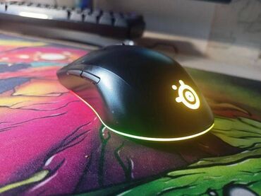 Компьютердик чычкандар: Игровая мышка SteelSeries Rival 3 Проводная с подсветкой Разрешение