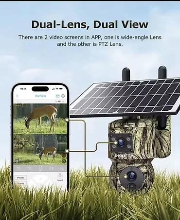 Ostale kamere: SOLARNA PTZ Lovacka maskirna GPS Kamera 4G SIM. app.UBOX. PROLEĆNA — 5