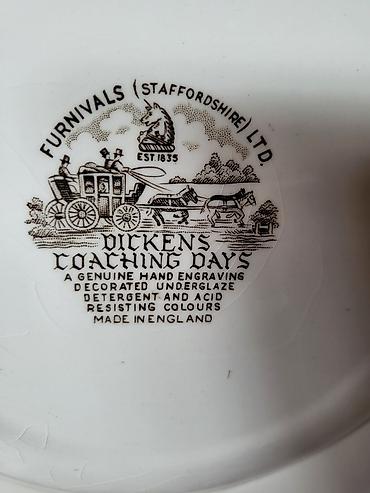 Ostali antikviteti: Engleski servis za poslastice Staffordshire iz 70ih. Engleski servis — 16