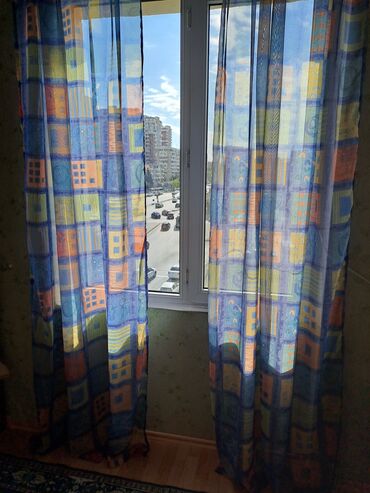 Şəkillər, tablolar: Tül, rəng - Göy