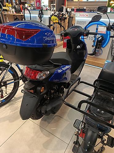 zigzag one 50cc blue: ZigZag elektrik skuter – şəhərdaxili rahat və səmərəli hərəkət üçün — 1