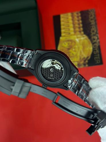 Личные вещи: Новый, Наручные часы, Rolex, цвет - Черный — 6
