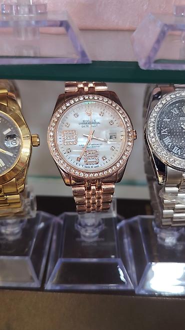 Aksesuarlar: Məhsul: Klassik üslubda kişi/qadın qol saatları (Rolex tərzində — 6