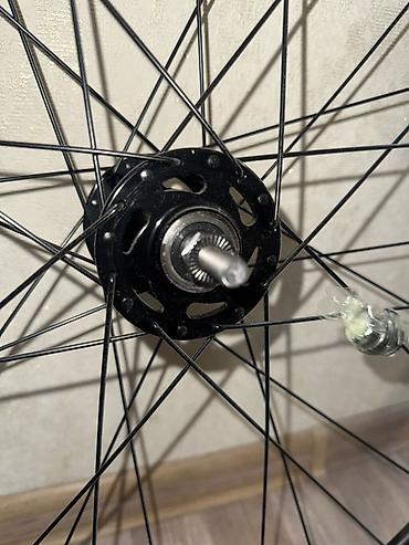 Велозапчасти: Переднееколесо 26 Диаметр: 26 Обод: двойной алюминиевый, под — 4