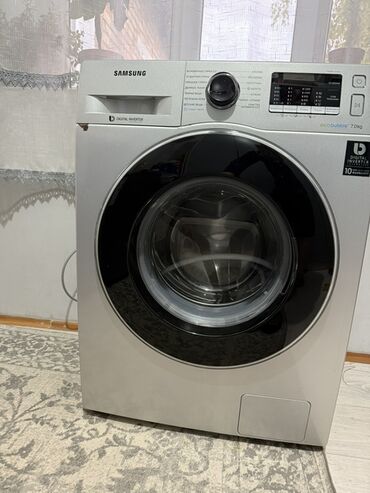 скупка стеральных машин: Кир жуучу машина Samsung, Автомат, 7 кг чейин, Толук өлчөм