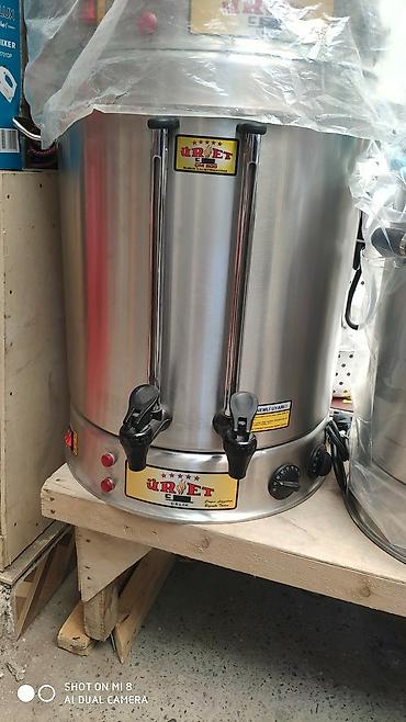 turk samovarı: Elektrikli samovar Üret ve Damla adlarda turk istehsali 50 litr 500 — 2