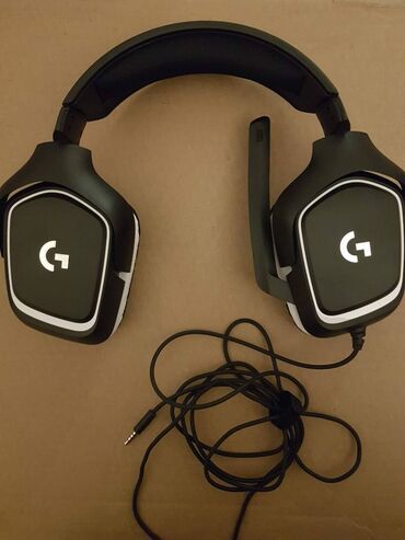 logitech g300s: İşlənmiş Simli Qulaqcıqlar, Logitech, rəng - Ağ