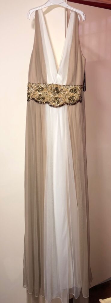 haljina na prugice: Duge svečane haljine, veličine 36, odlično očuvane, jedna - 9800 dve -