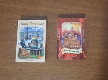 uno kartı: Saint Petersburg temalı poker kartları (2 qutu birlikdə)