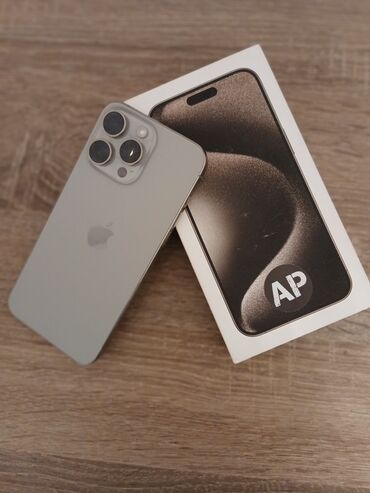 Sırğalar: IPhone 15 Pro Max, 256 GB, Natural Titanium, Face ID