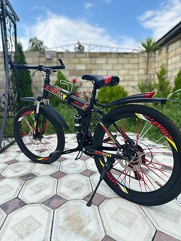 velo satışı: STRIM V520 qatlanan dağ velosipedi - Qatlanan alüminium/metal korpus — 2
