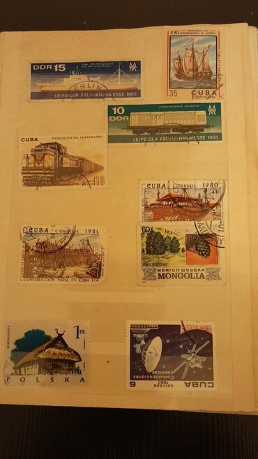 Markalar: Старинные марки. 1 штука-2 маната. Всего 163 штуки. Есть ещё советские — 8