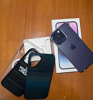 iphone 14 pro black: IPhone 14 Pro, 128 GB, Deep Purple, Face ID — 6
