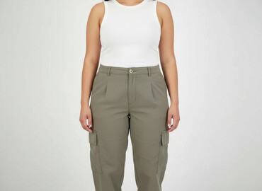 ubrania oversize: H&M, Cargo for women, size 2XL