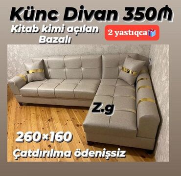 qupka satisi: Künc divan, Yeni, Açılan, Bazalı, Şəhərdaxili pulsuz çatdırılma