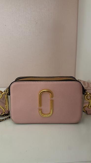 marc jacob: Marc Jacobs “Snapshot” çiyin çantası - Rənglər: açıq pudra-çəhrayı ön — 1