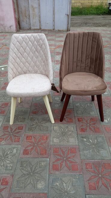 Stullar: Mətbəx üçün, Yeni, Qatlanmayan, rəng - Bej Stul — 2