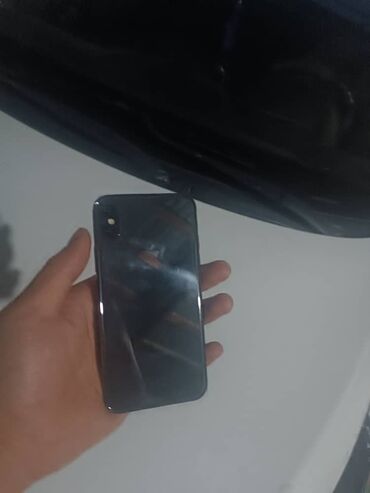 повербанк ми: IPhone X, Б/у, 64 ГБ, Jet Black, Зарядное устройство, Защитное стекло, Чехол, 100 %