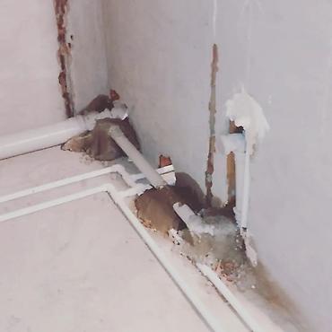 İstilik sistemi: Her cur Santexnik işləri görülür . Kombi xetlerinin cekilmesi — 19