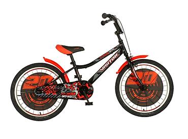 set sminki: Bicikl kids Visitor Xtreme 20" 10" V-brake + kontra, za visinu deteta — 1