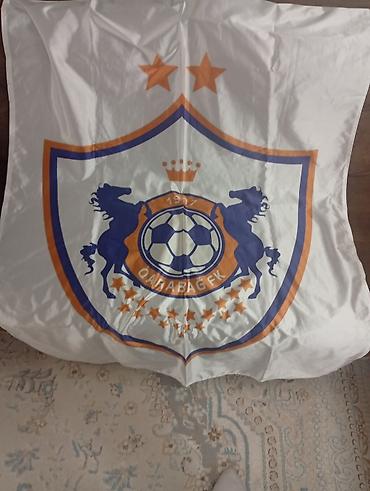 ofis ləvazimatı: Qarabağ FK bayrağı İşlənməyib və satılır - Rəsmi loqolu dizayn — 2
