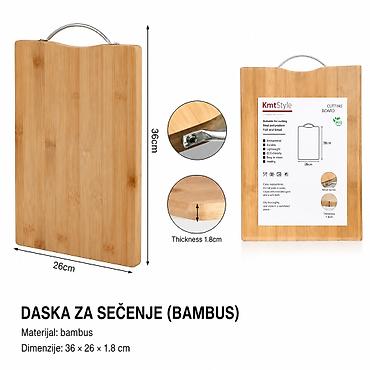 KMT Bambusova daska za sečenje 5404427 Praktična bambusova daska za na lalafo.rs KMT Bambusova daska za sečenje 5404427 Praktična bambusova daska za