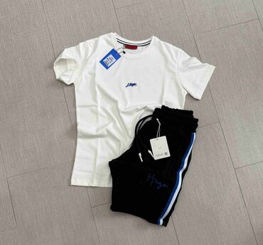 Trenerke: Komplet, Hugo Boss, bоја - Crna, Pamuk — 6