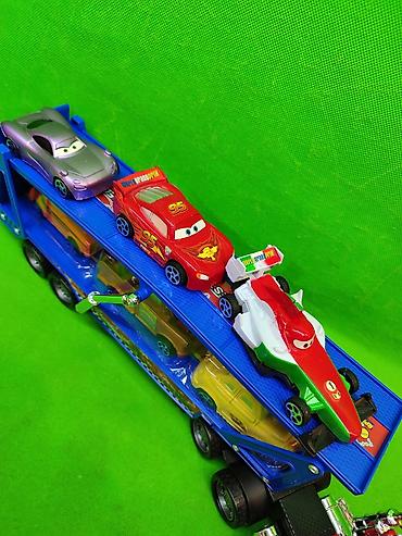 Игрушки: Автовоз Мак Тачки машина игрушка детская🚛 Комплектация товара — 4