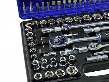 Setovi ručnog alata: GEKO set alata u koferu – komplet nasadnih ključeva i bitova - — 4