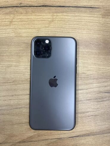 iphone 11 64: IPhone 11 Pro, Б/у, 64 ГБ, Black Titanium, Зарядное устройство, Защитное стекло, Чехол, 77 %