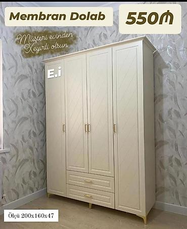 corella fasad boyalari: Membran Dolab Ölçü: 200×160×47 sm Qiymət: 550₼ - Klassik-bej — 1
