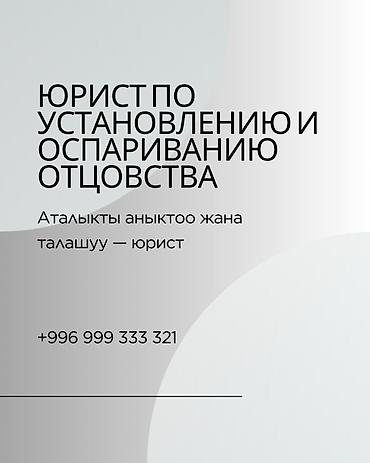 Юридикалык кызматтар | Жарандык укук, Үй-бүлө укугу | Консультация