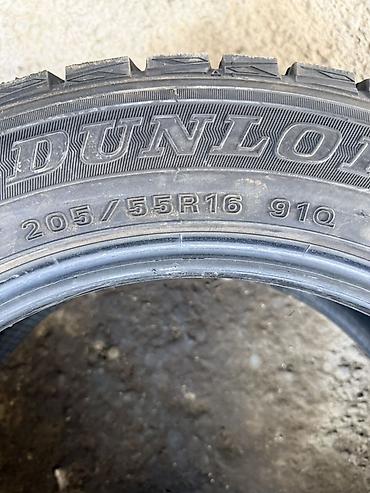 20555: Комплект зимних шин Dunlop без шипов (фрикционные). Размер: 205/55 R16 — 6