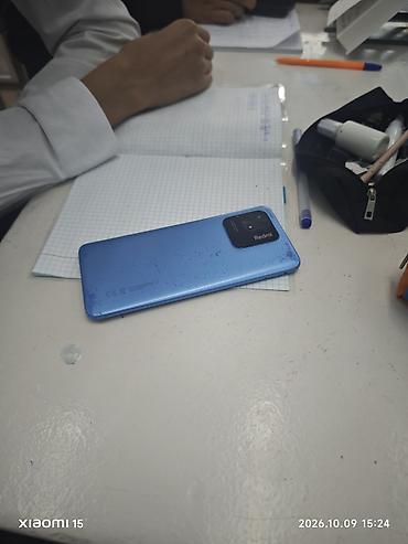 Redmi, Redmi 10C, Б/у, 1 ТБ, цвет - Синий, 2 SIM