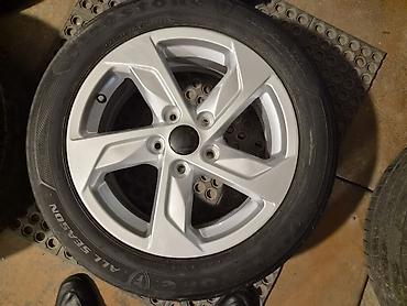 kia optima diskləri: İşlənmiş Disk təkər Kia 215 / 55 / R 16, 5 Boltlu — 1