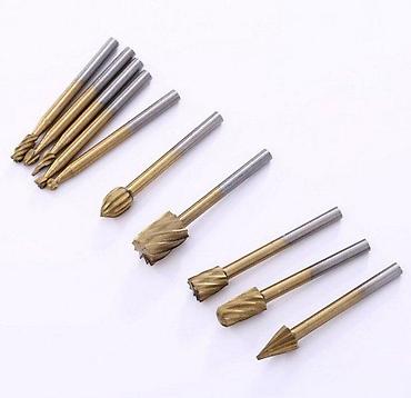 set glodala za drvo: SET GLODALA ZA DRVO 10 KOM PRIHVAT 3MM | Set od 10 glodala za obradu — 2