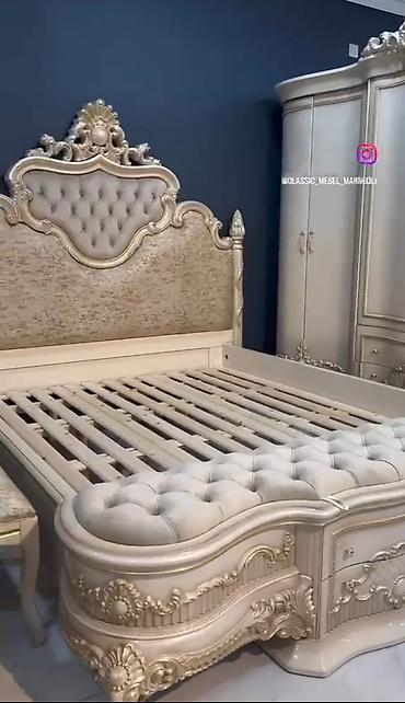 taburetka satilir: Klassik dəbdəbəli yataq otağı dəsti ENDİRİM 🌸 ÇOX TƏCİLİ SATILIR❗ — 2