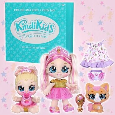 Игрушки: Набор Кинди Кидс Тиара королевская семья с питомцем Kindi Kids Scented