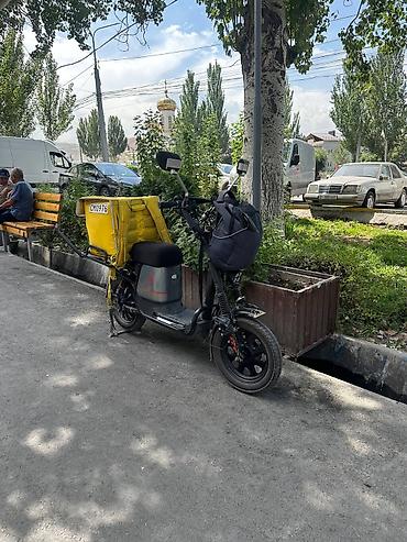 mini ev: Электроскутер (городской) с двумя сиденьями и багажной площадкой - — 4