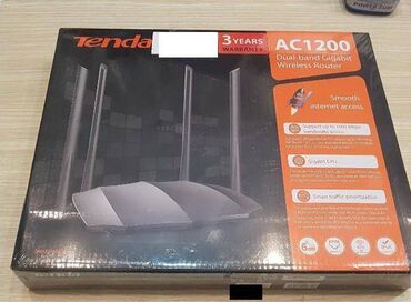 apple novi sad: Tenda AC8 AC1200 5Ghz 1000mbps, 4x 6dBi NOVO u original pakovanju