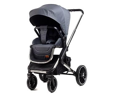 BBO kolica za bebe 3u1 FlexiTrio – GREY (SKU: 6567-GREY-80) Kompletan