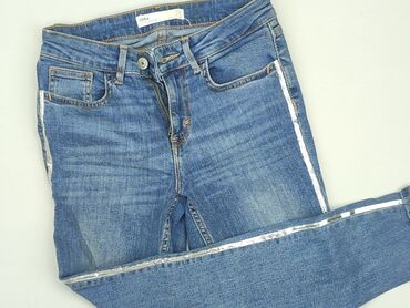 różowa spódnice zara: Jeans, Zara, XS (EU 34), condition - Very good