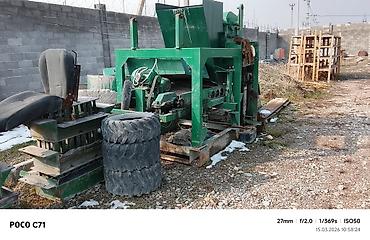 Производство пескоблоков: Пескоблок станок автоматика сатылат. Мешалка, лента, араба, станок — 15